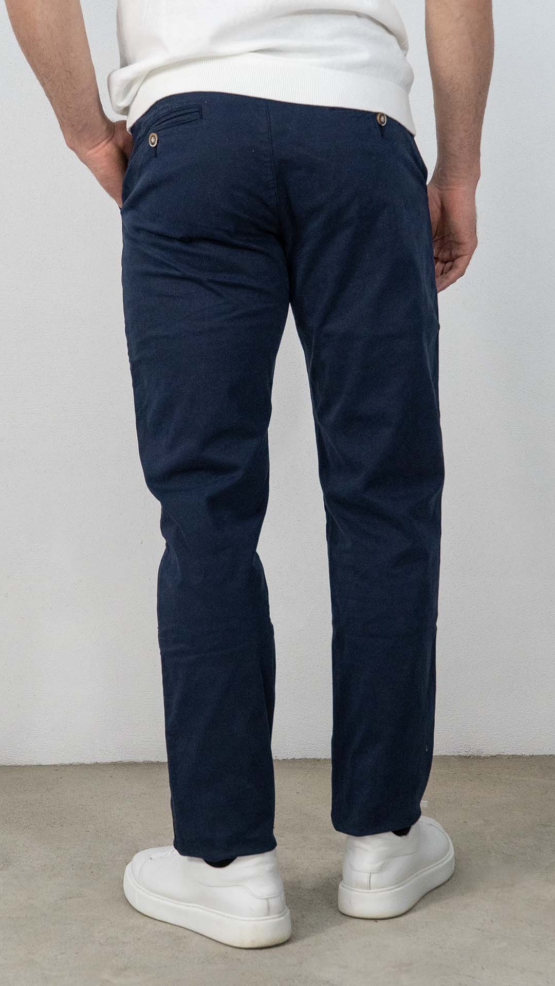 Calças Chino Marinho