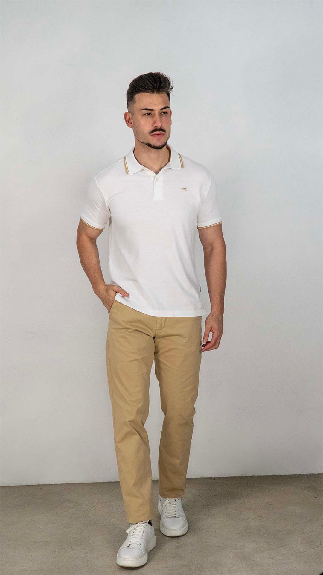 Calças Chino Camel