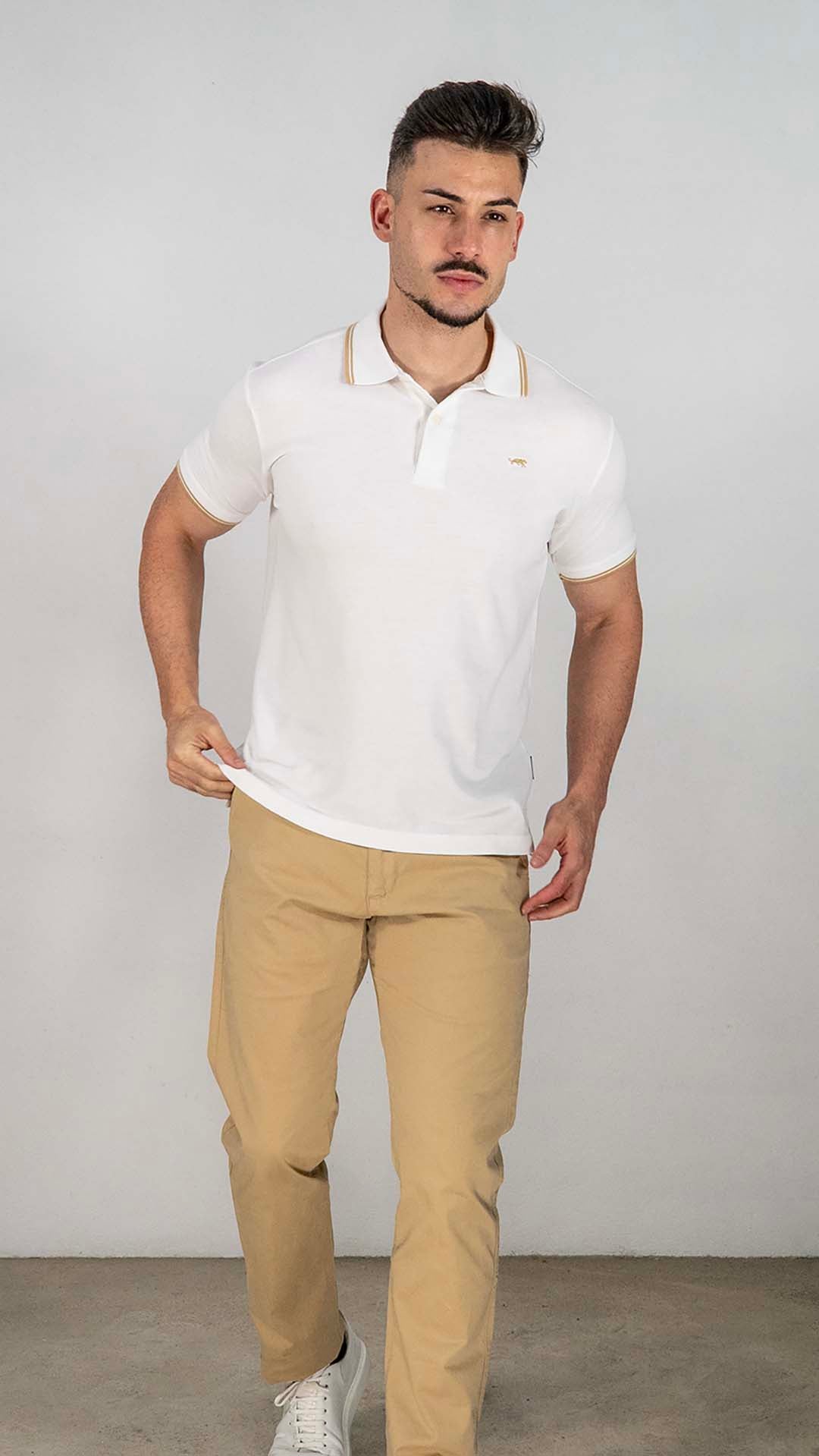 Calças Chino Camel