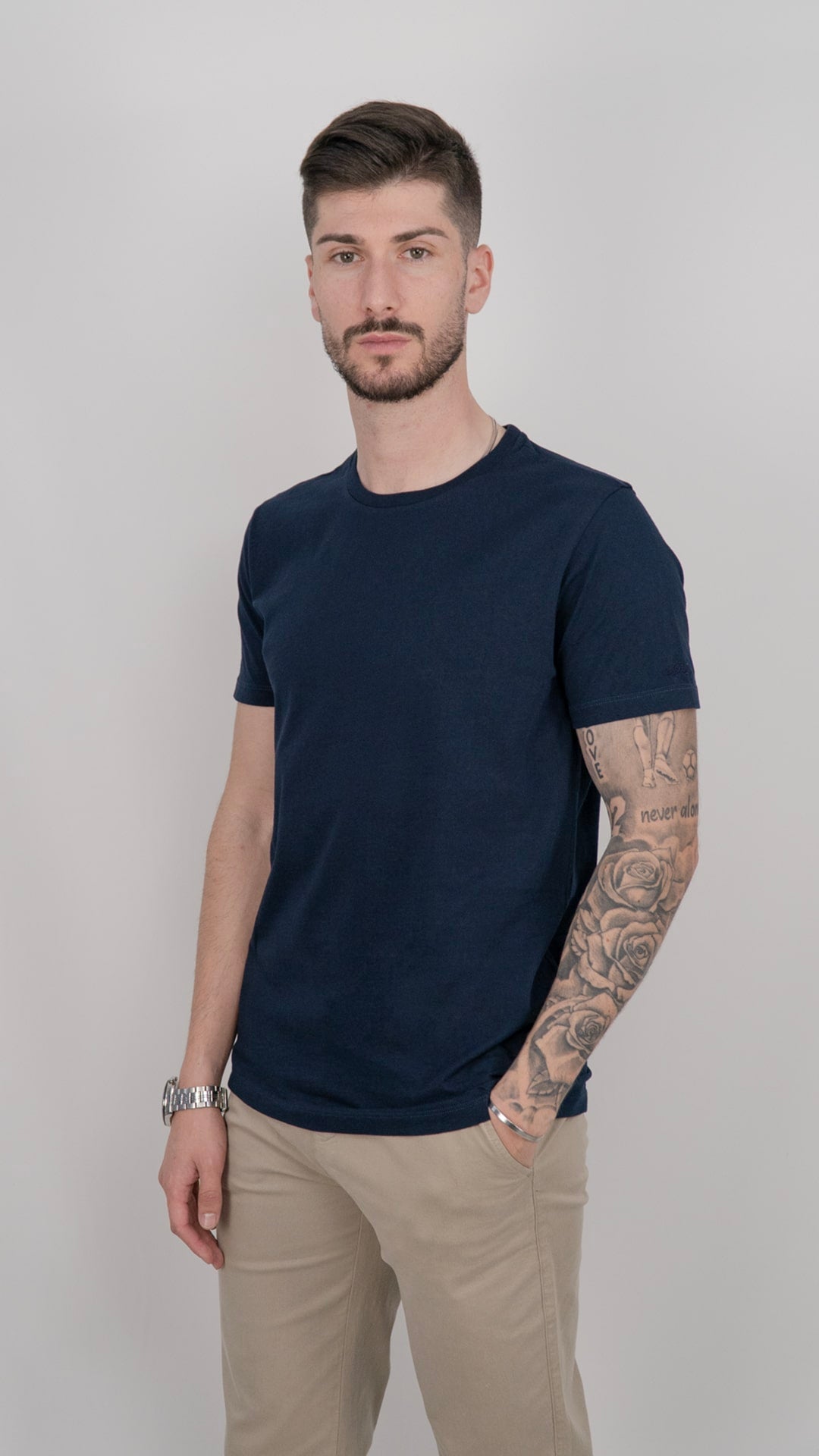 T-shirt Básica Azul