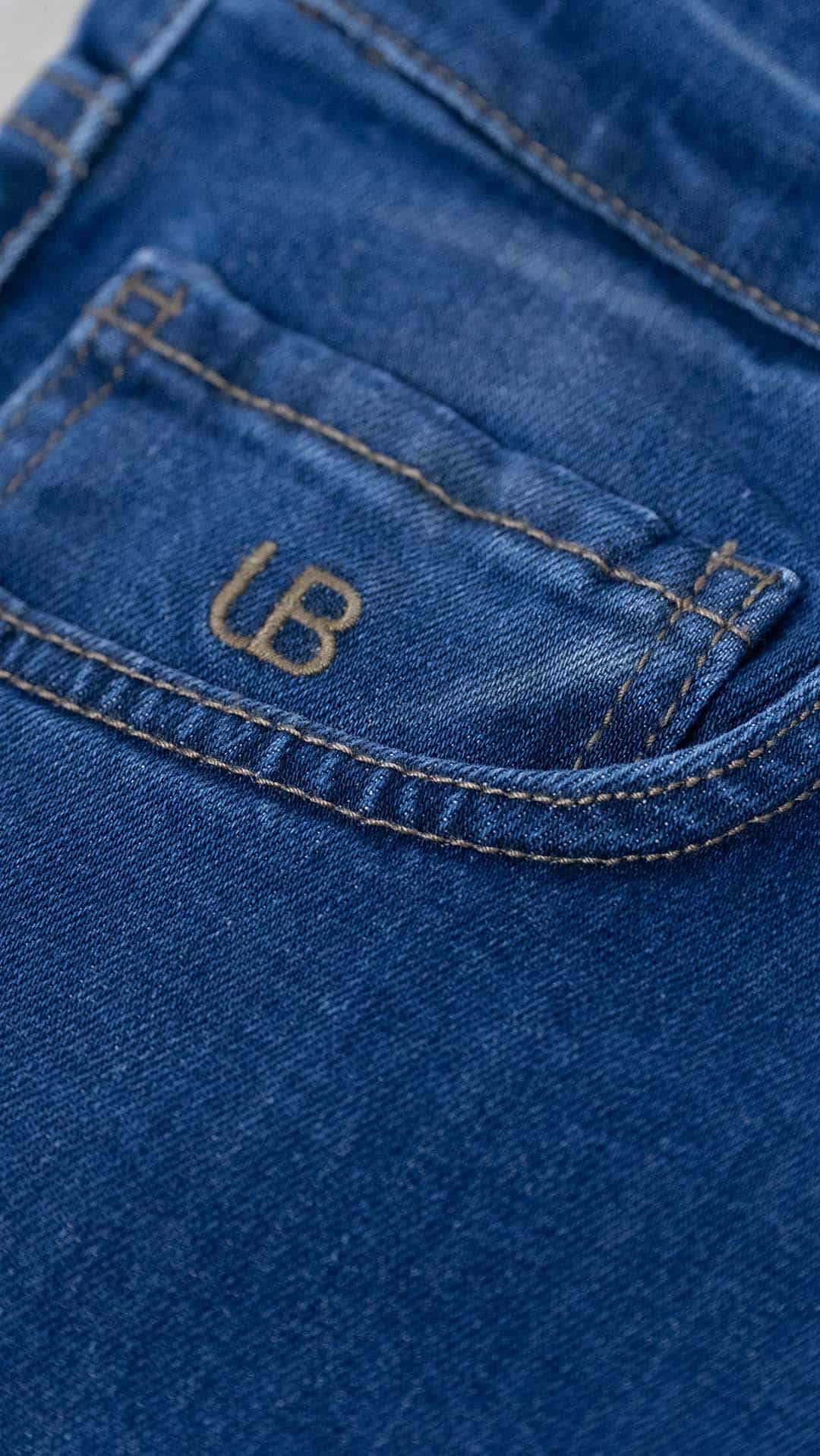 Calça de Ganga Azul Claro