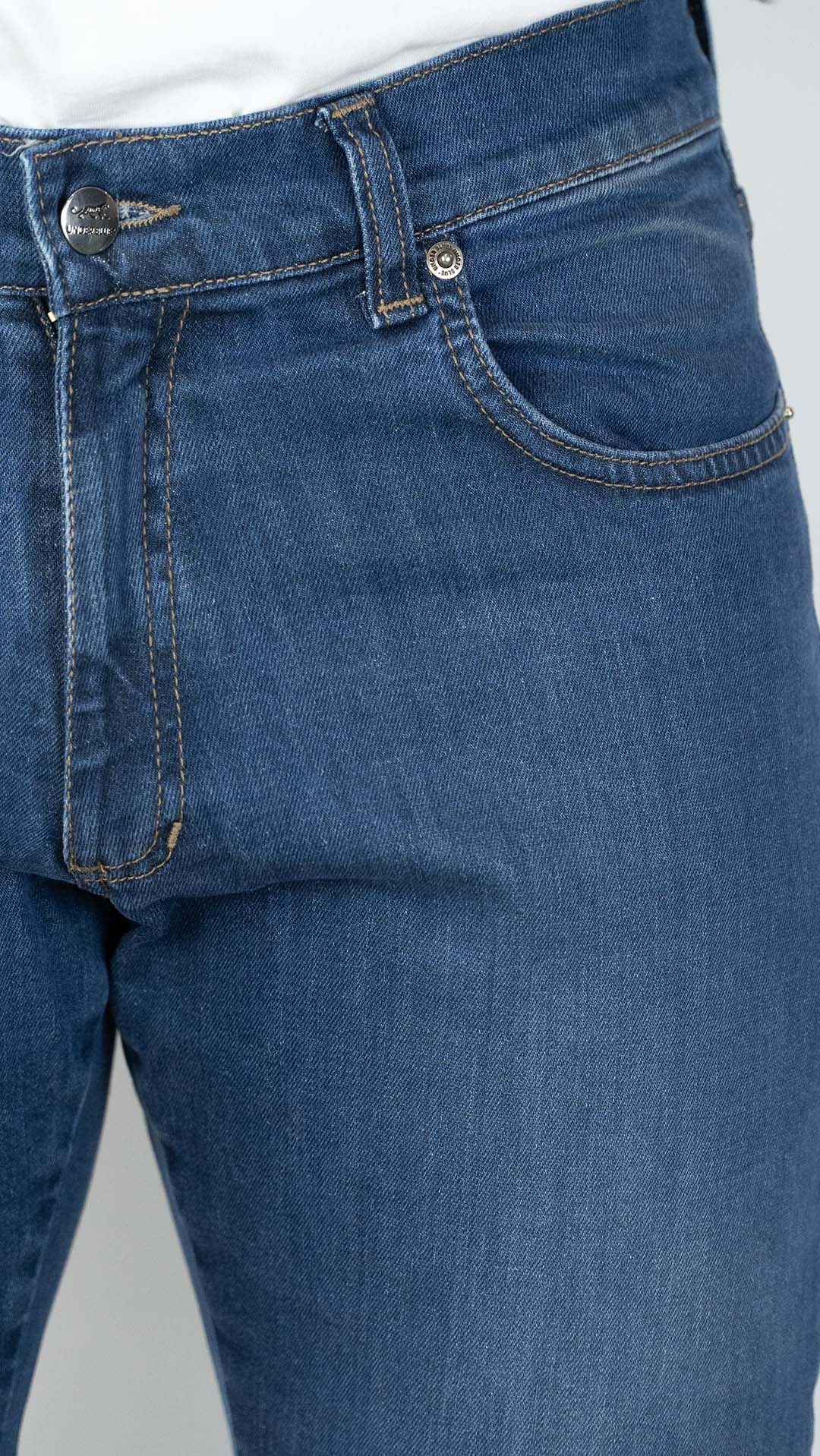 Calça de Ganga Azul Claro