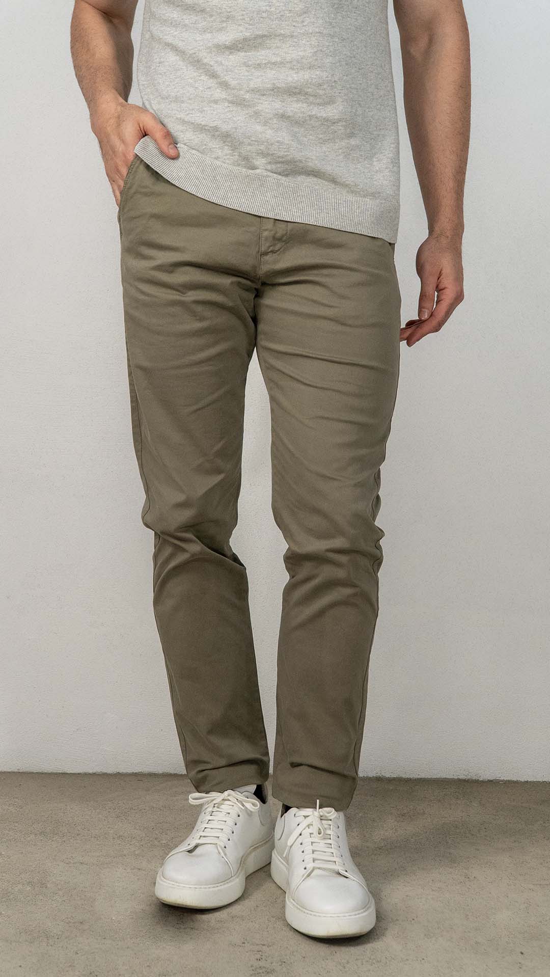 Calças Chino Khaki