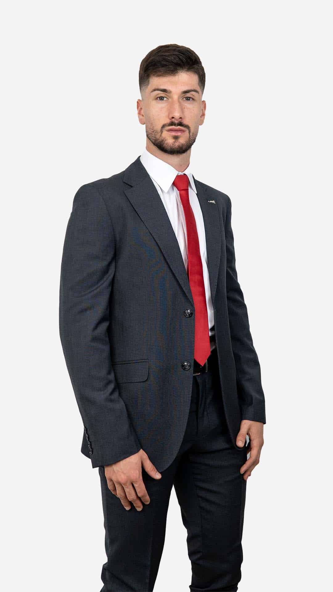 Fato Extra Slimfit Dkgrey