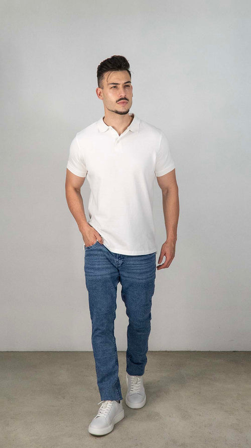 Polo Branco Básico