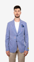Blazer de Homem Básico Azul