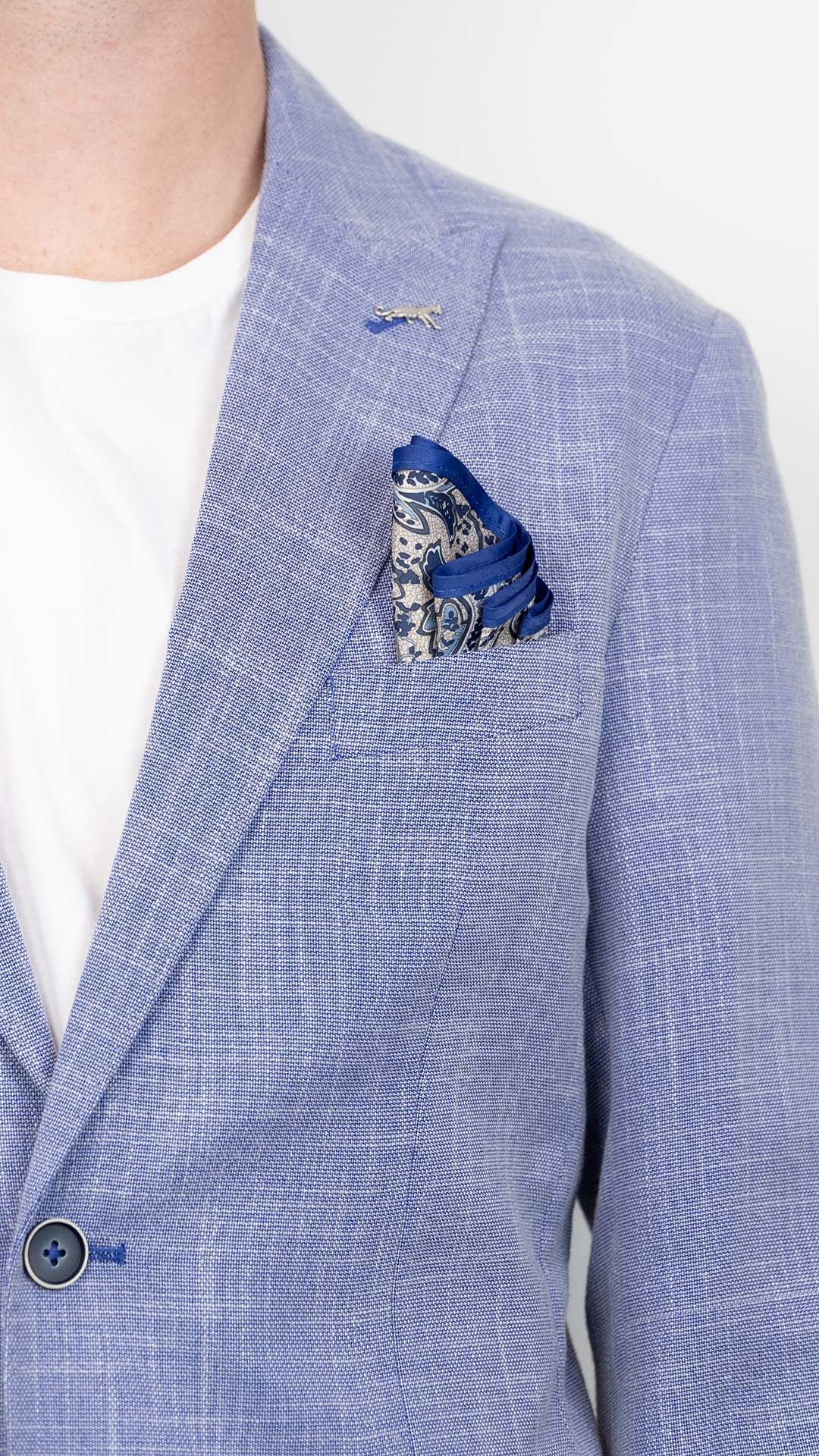 Blazer de Homem Básico Azul