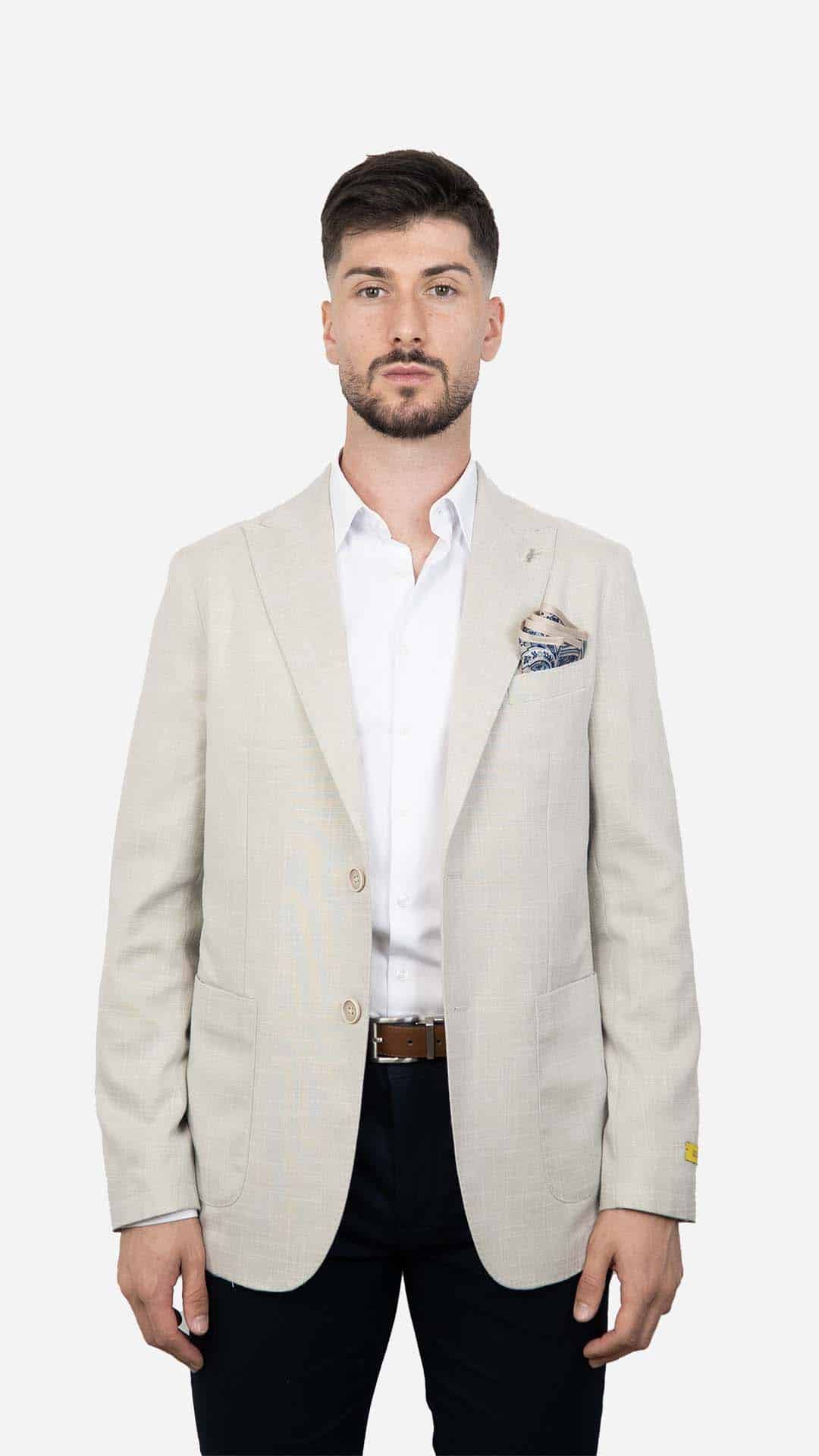 Blazer Básico Bege