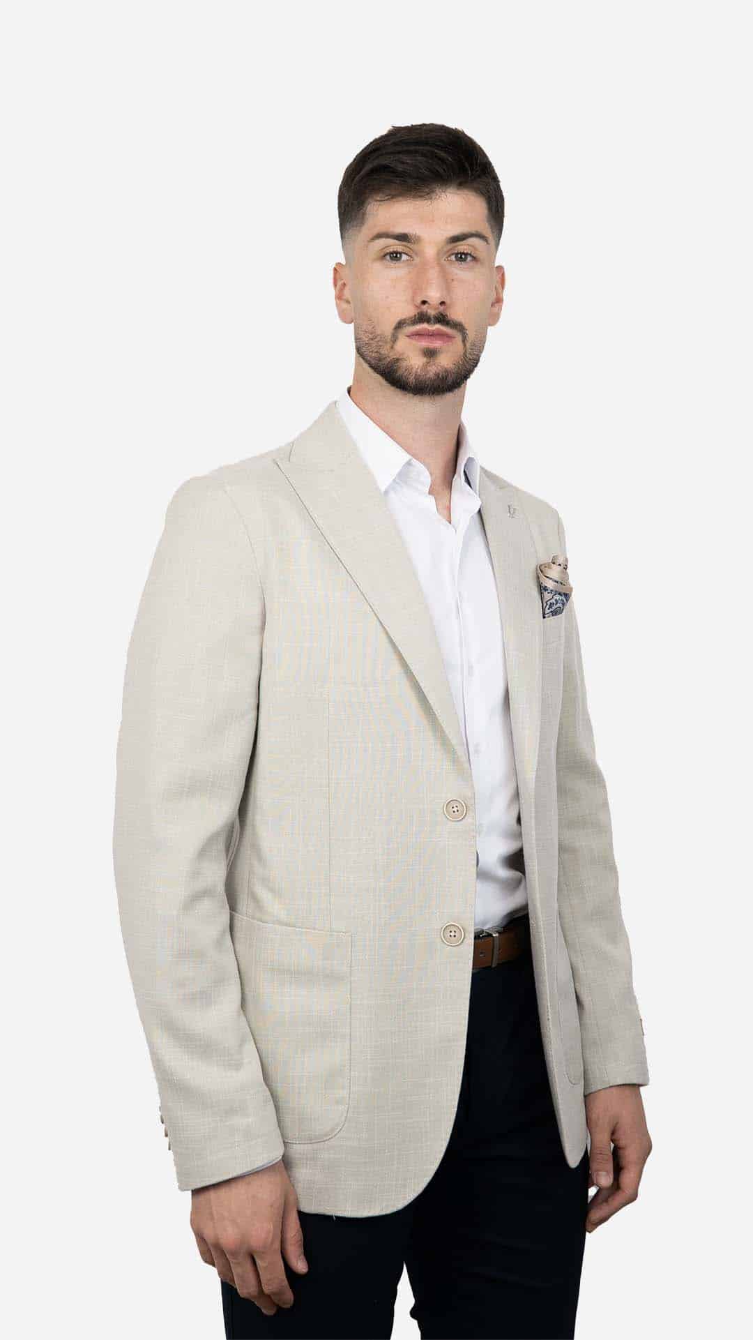 Blazer Básico Bege