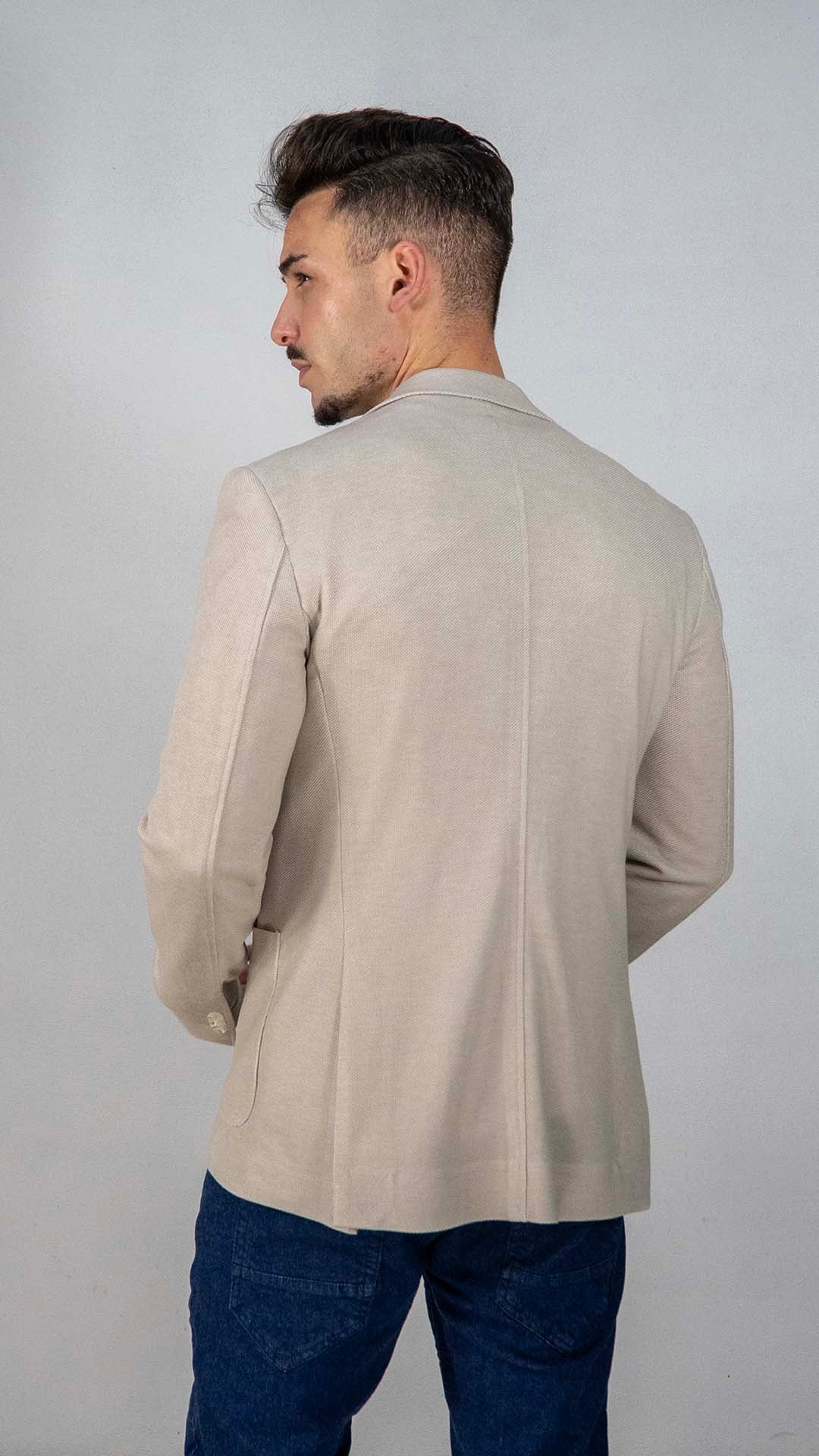 Blazer Bege com Lenço