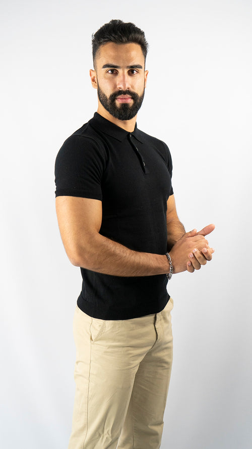 Pólo básico preto