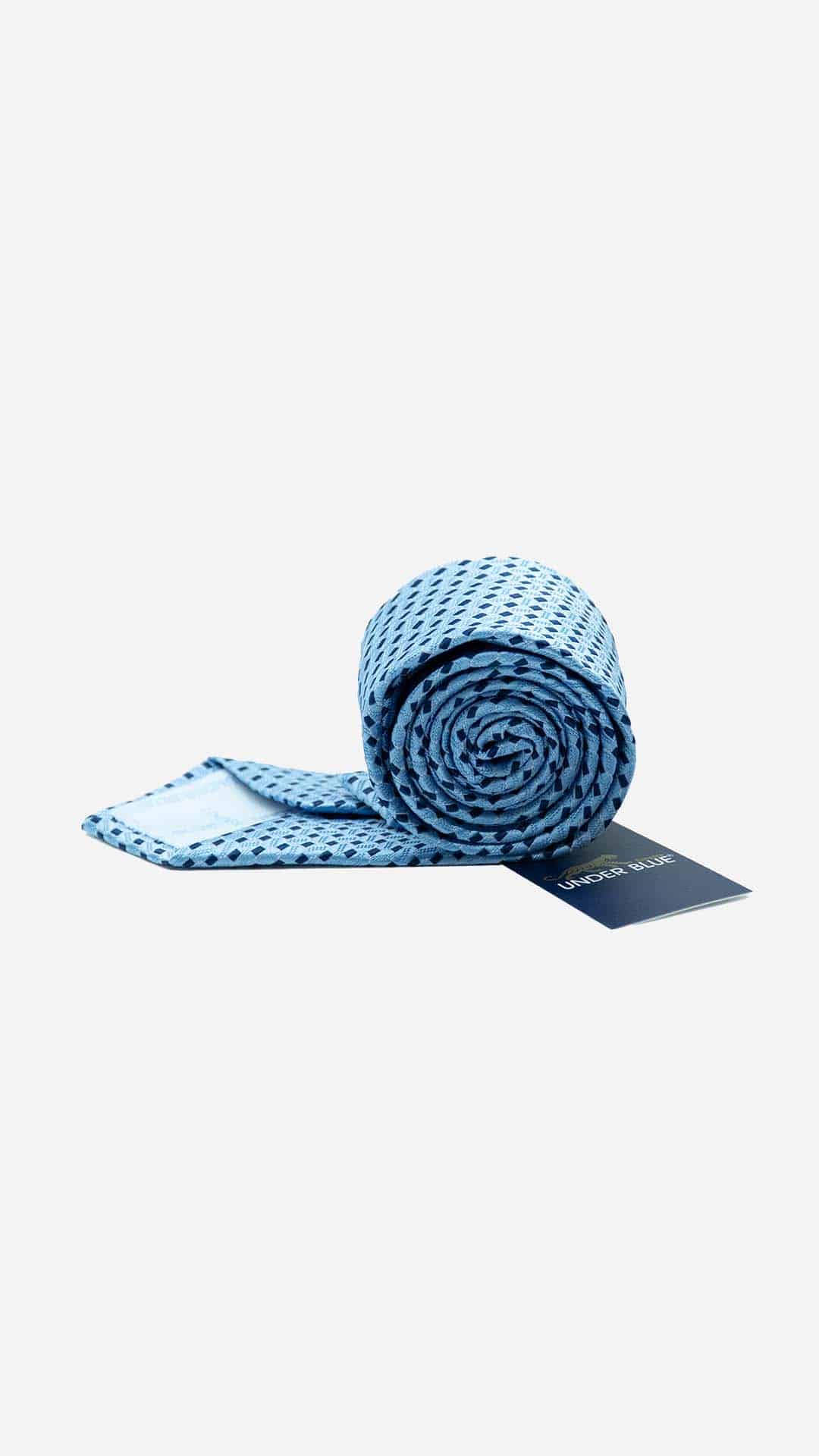 Gravata Skinny Tons de Azul