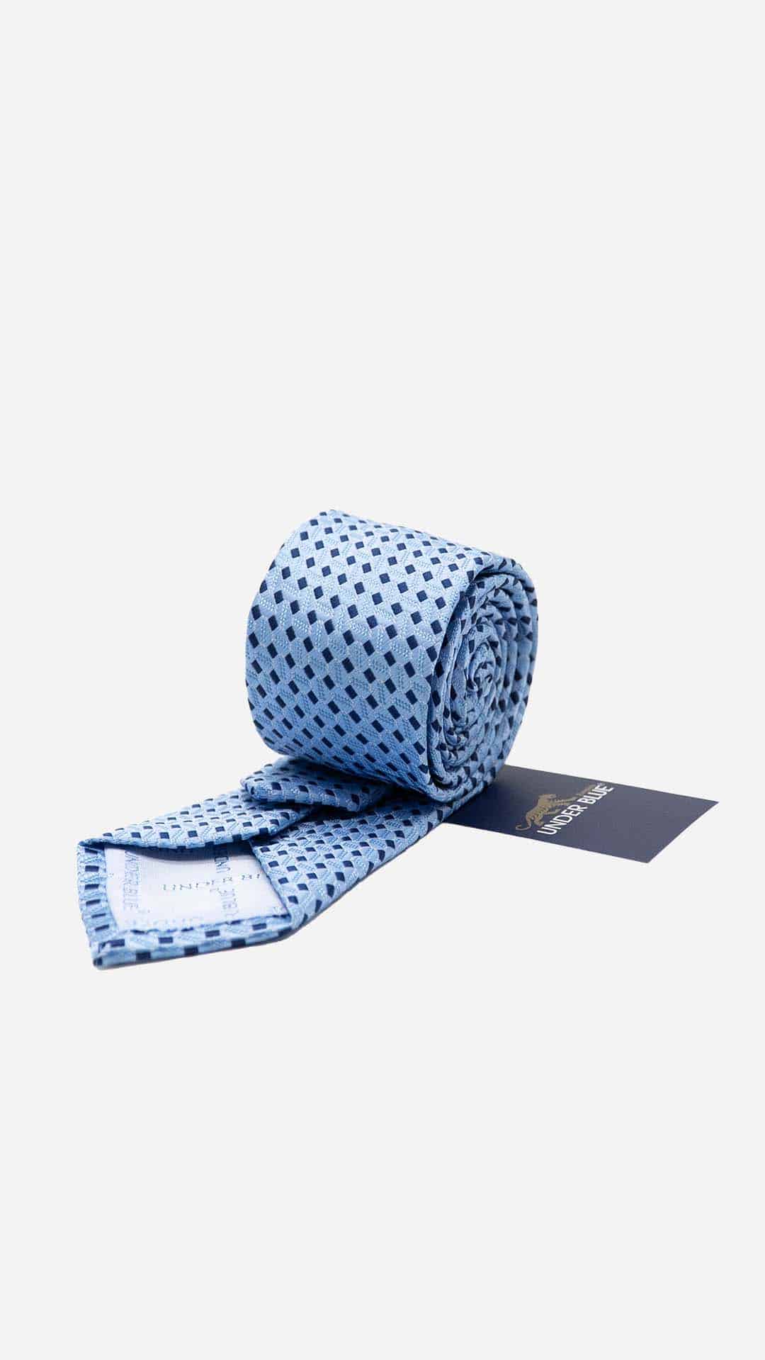 Gravata Skinny Tons de Azul