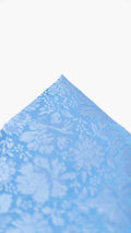 Lenço de Bolso Azul com Padrão