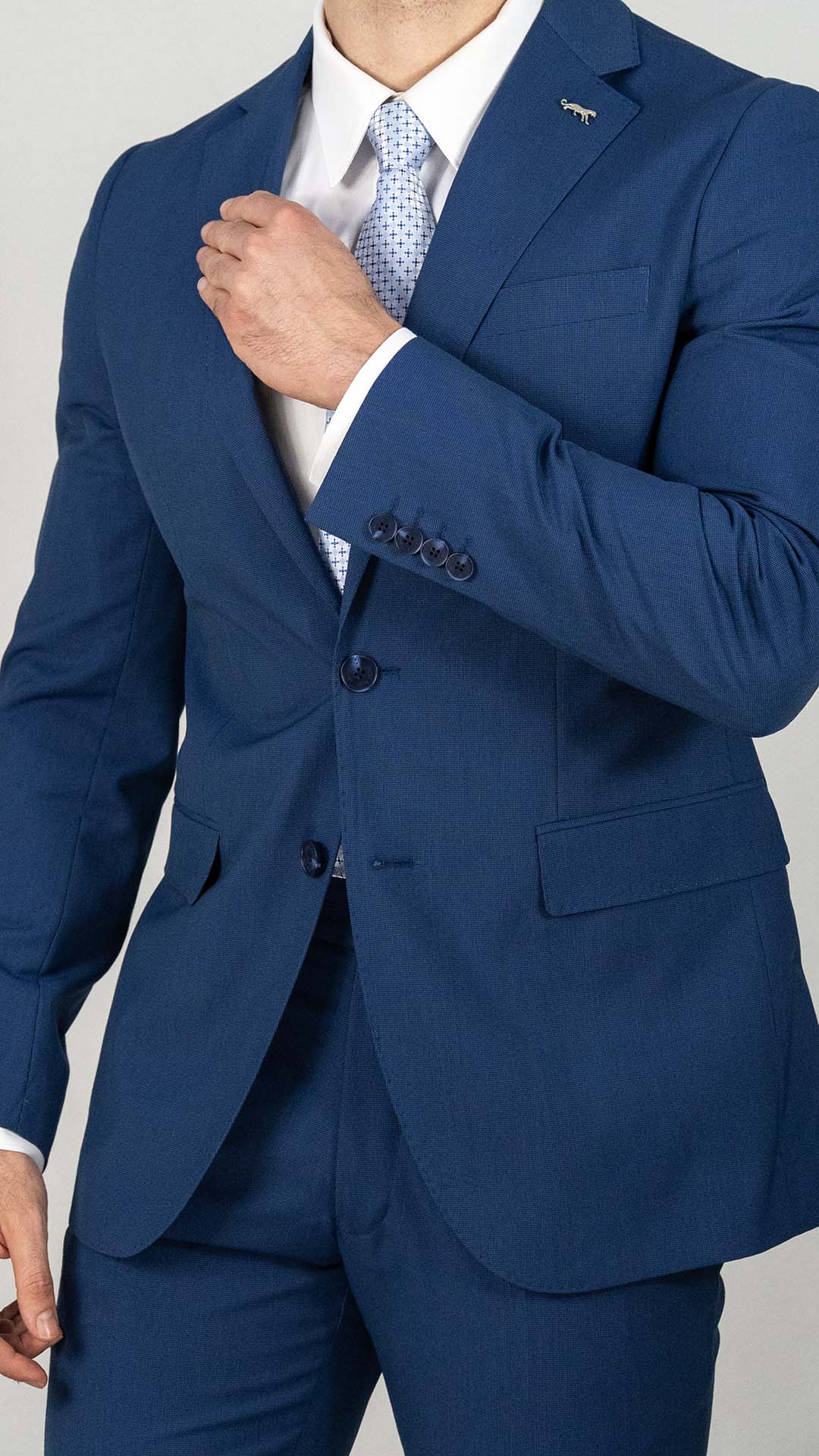Fato Azul Clássico Regular