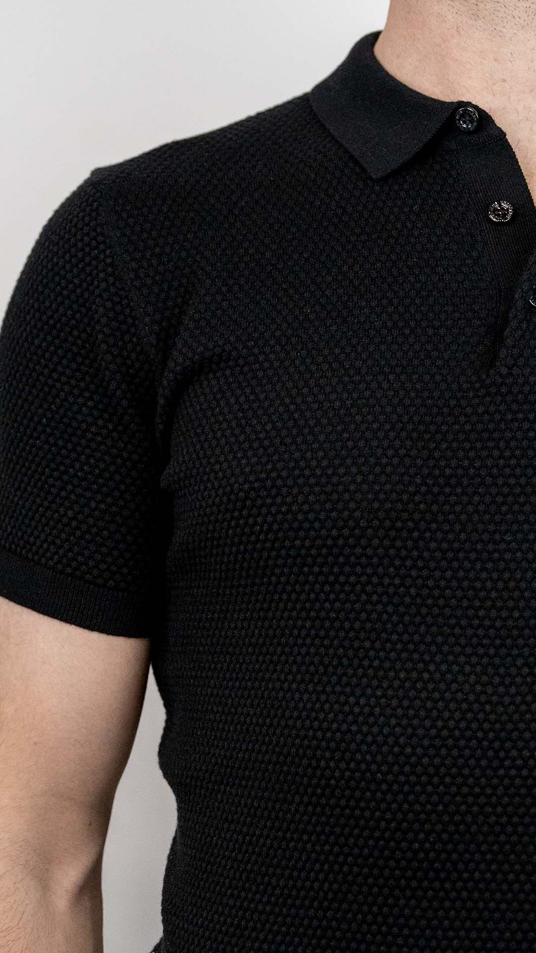 Pólo Jersey Preto