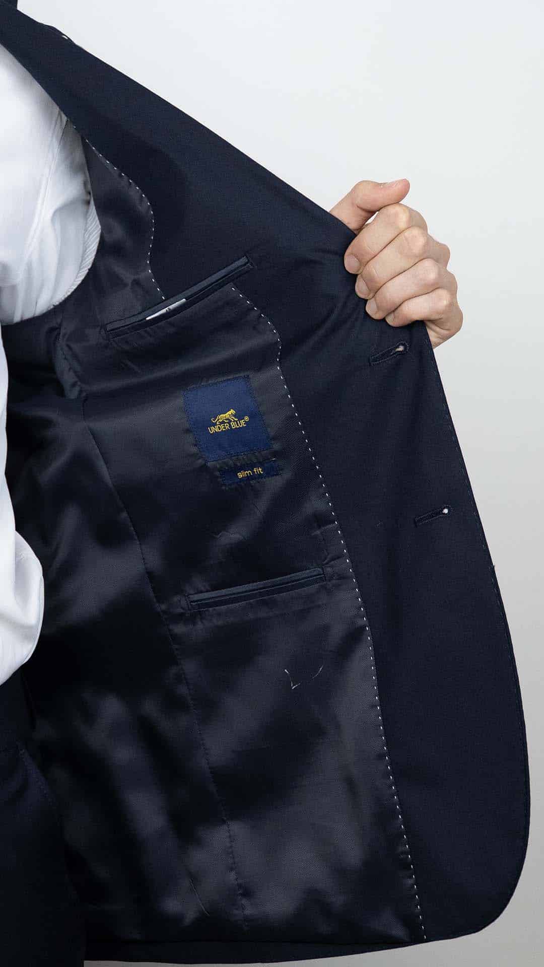 Fato Regular Azul Escuro