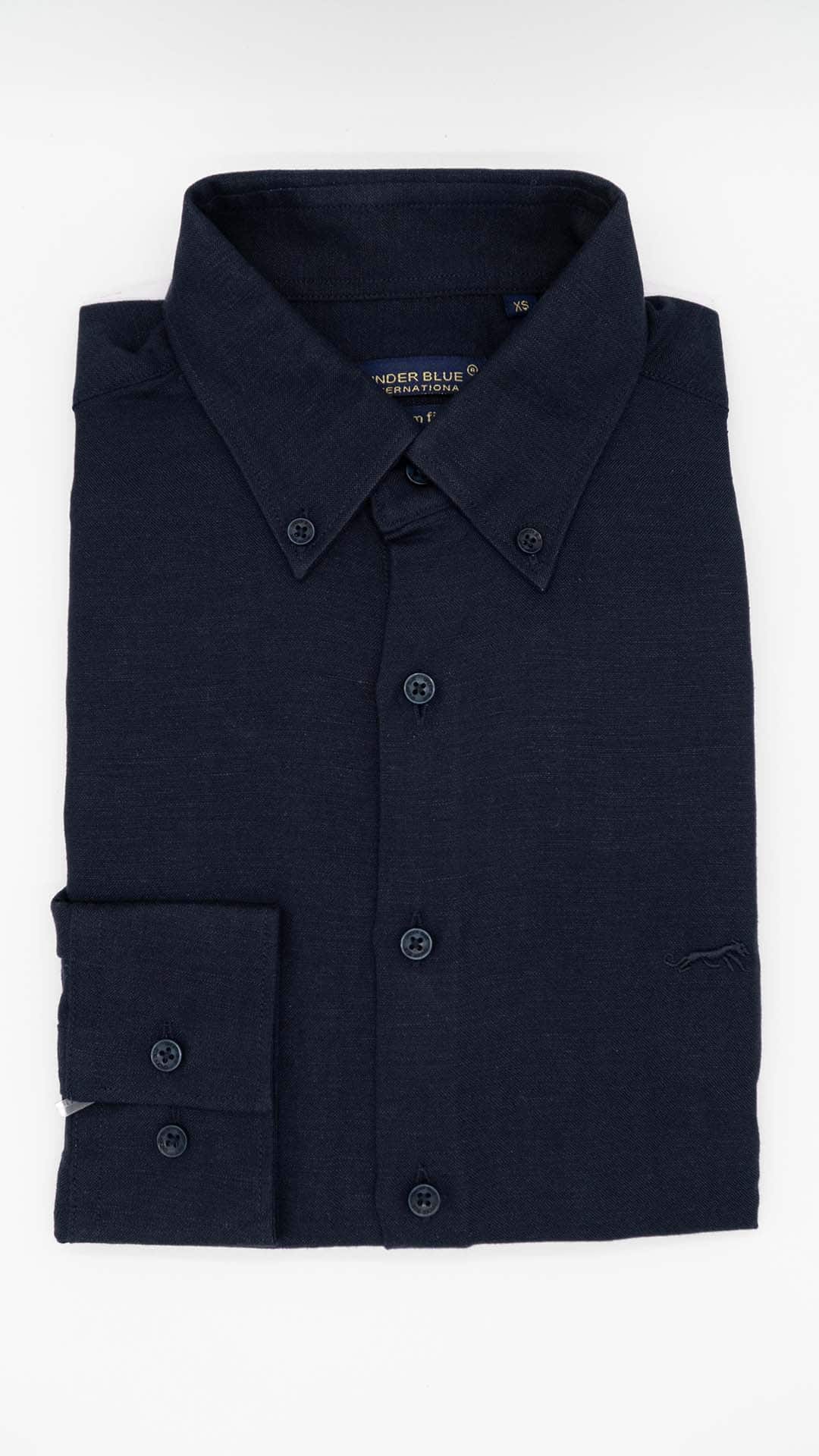 Camisa Linho Navy