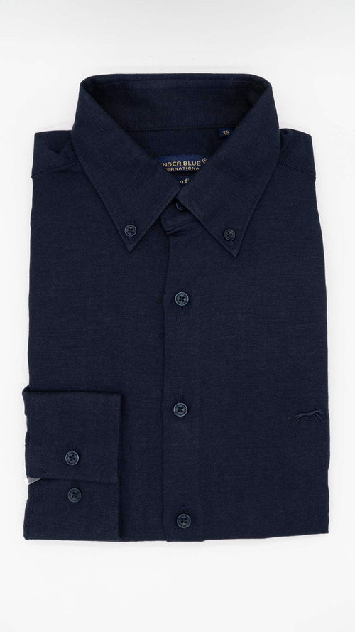 Camisa de Linho Azul-Marinho — Under Blue