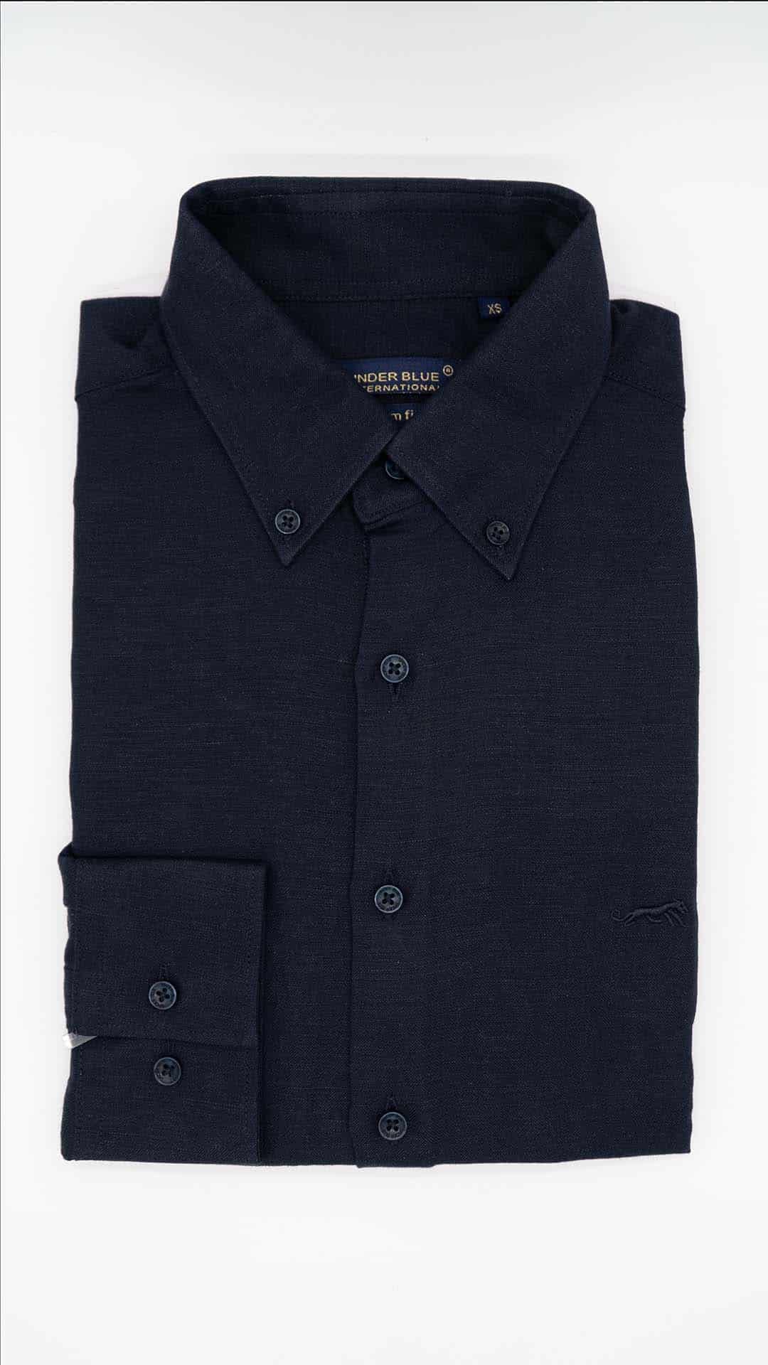 Camisa Linho Navy