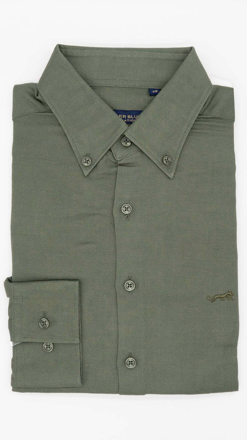 Camisa Linho Verde — Under Blue