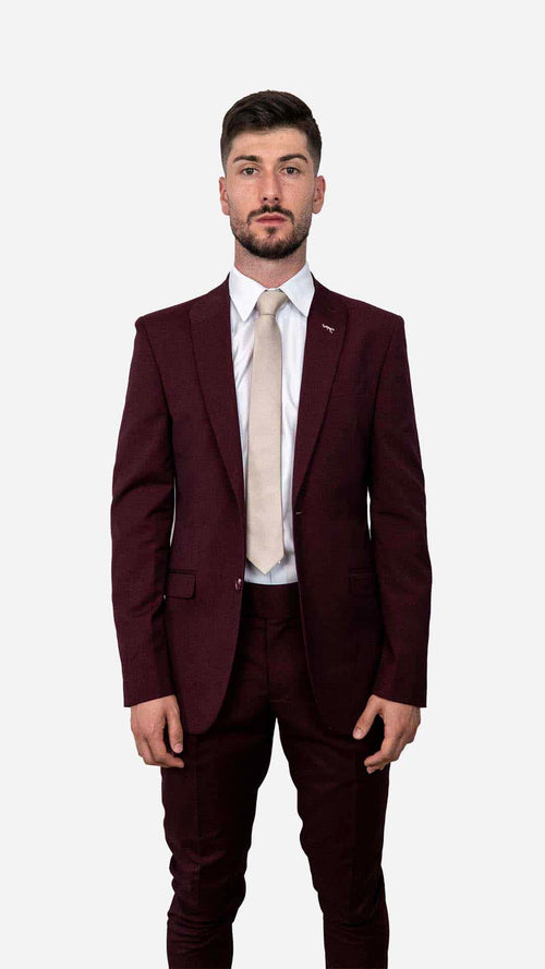 Blazer Básico Burgundy