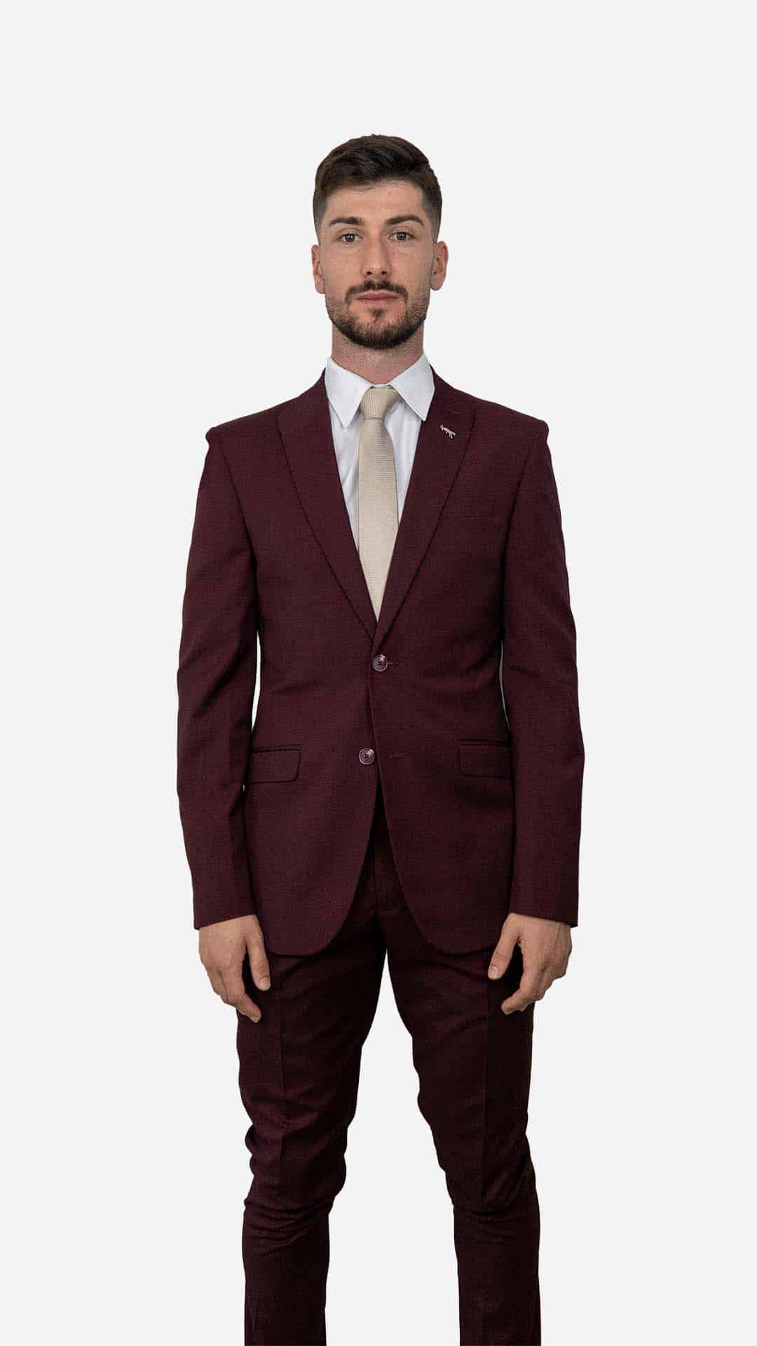 Blazer Básico Burgundy