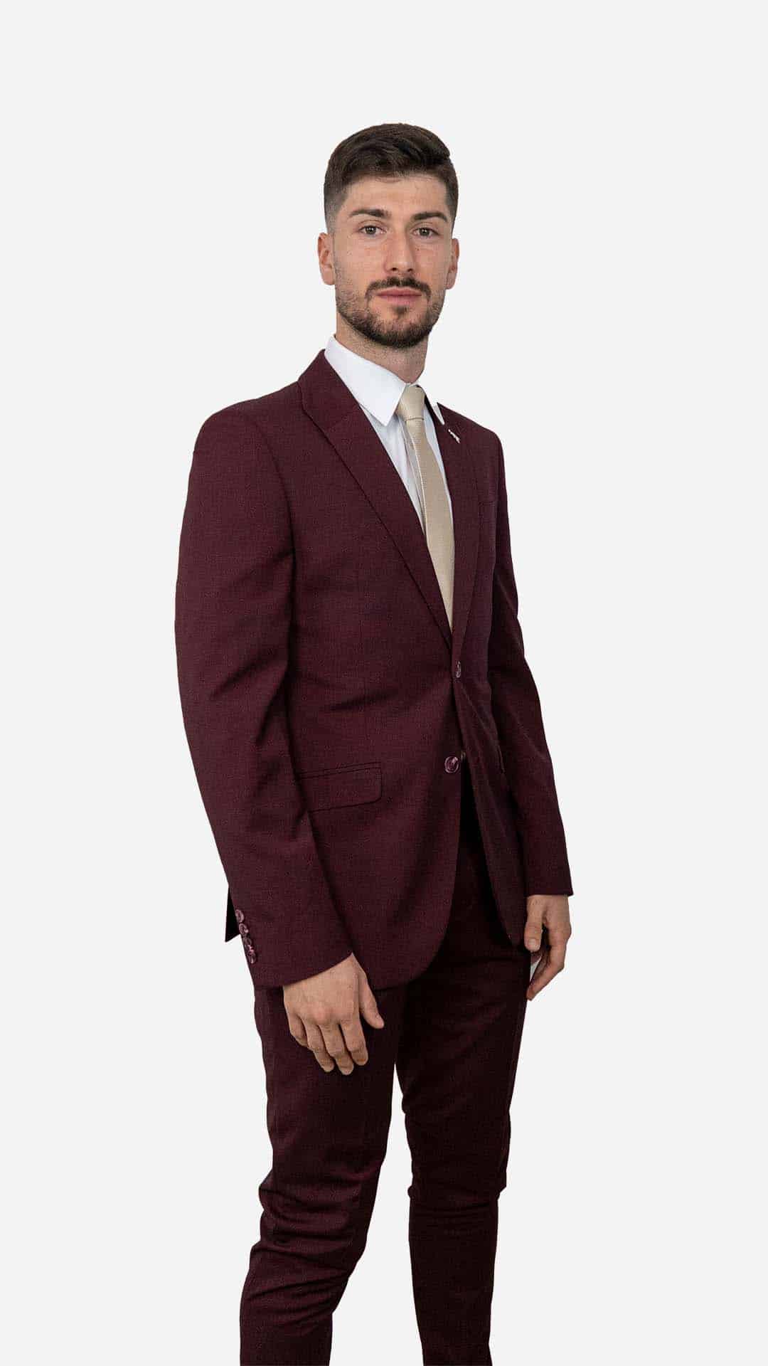 Blazer Básico Burgundy