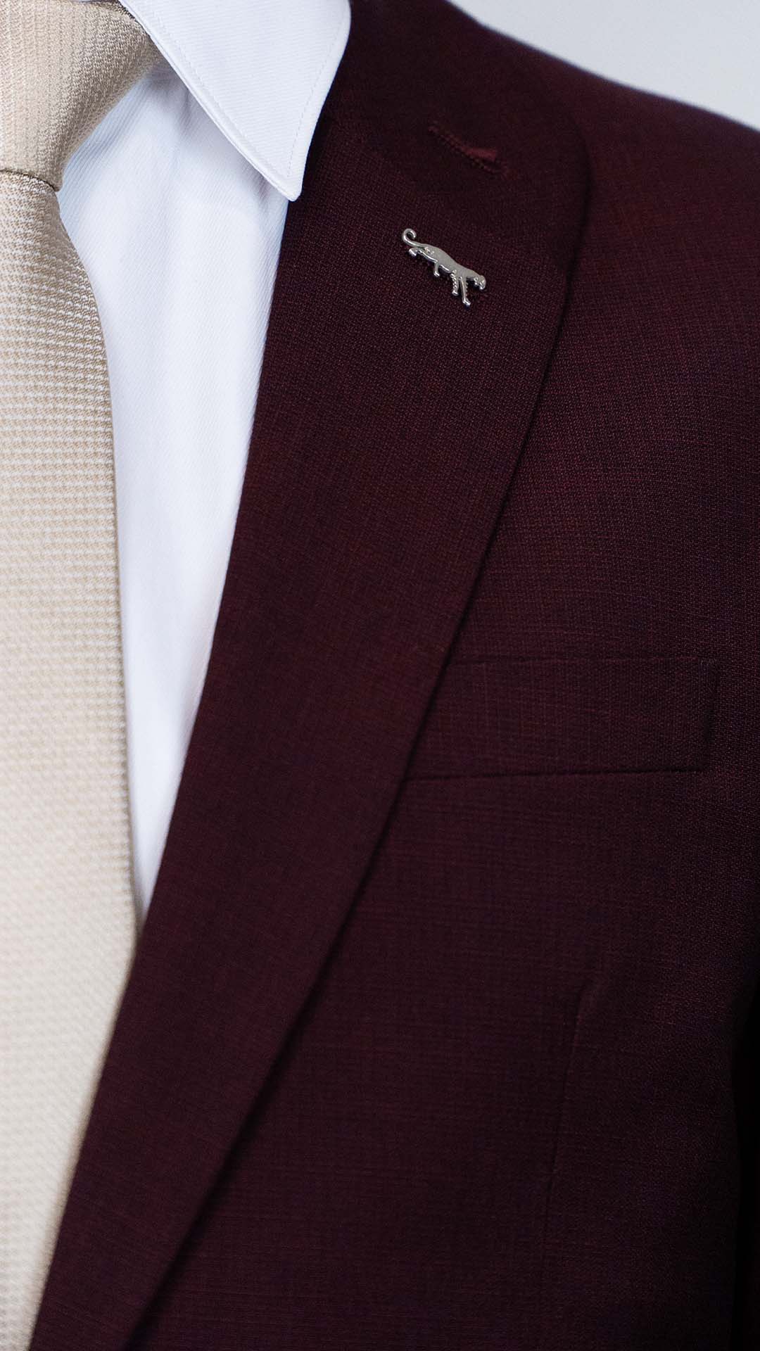 Blazer Básico Burgundy