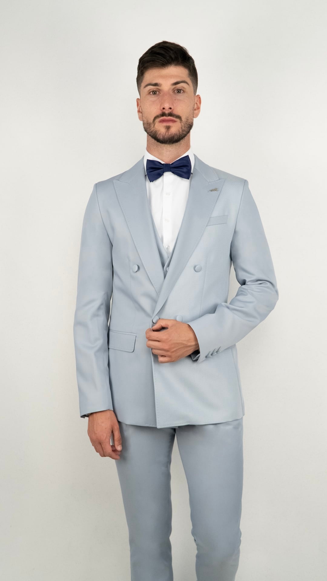 Fato de Casamento Cinzento