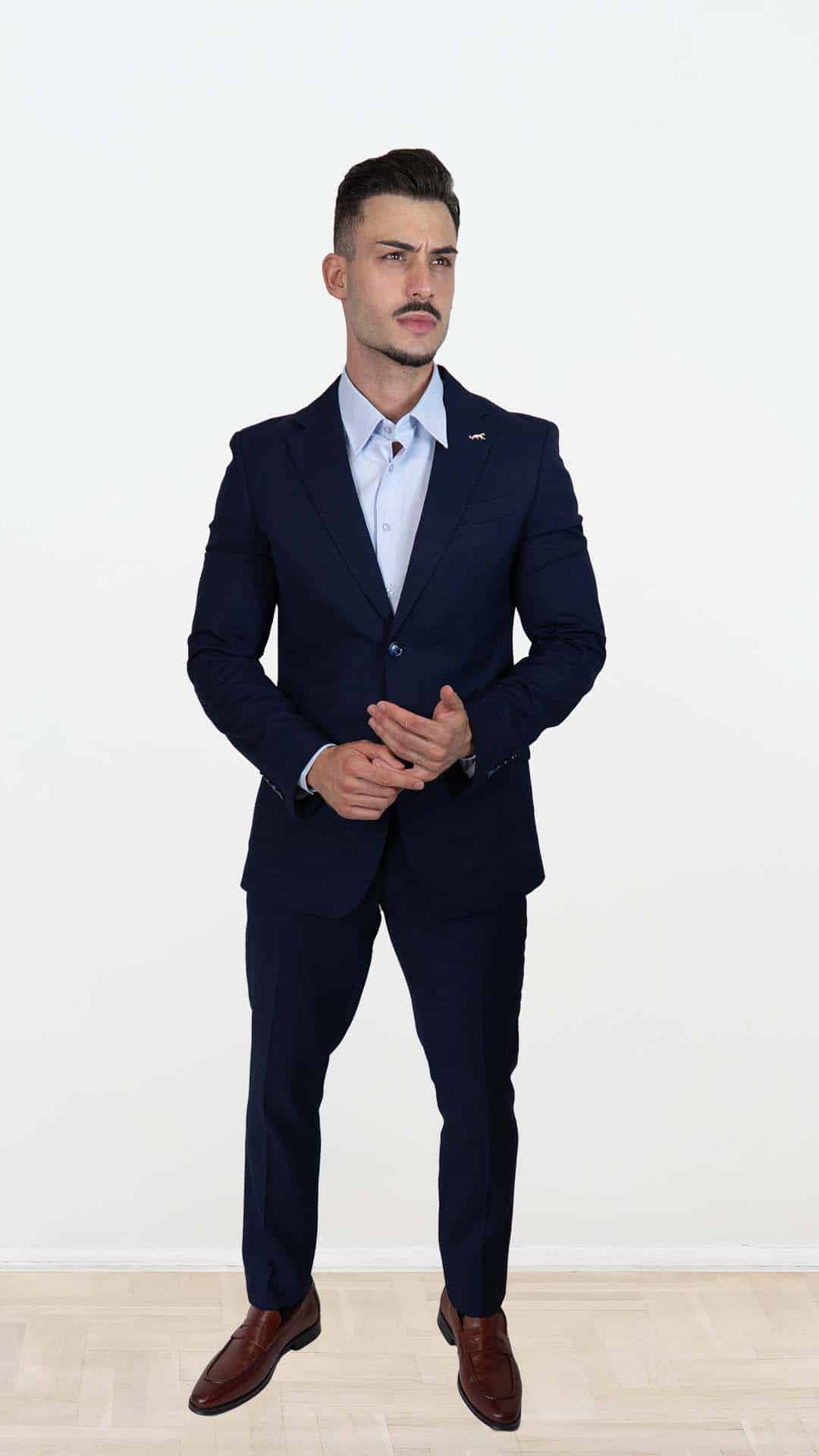 Fato Fashion Navy