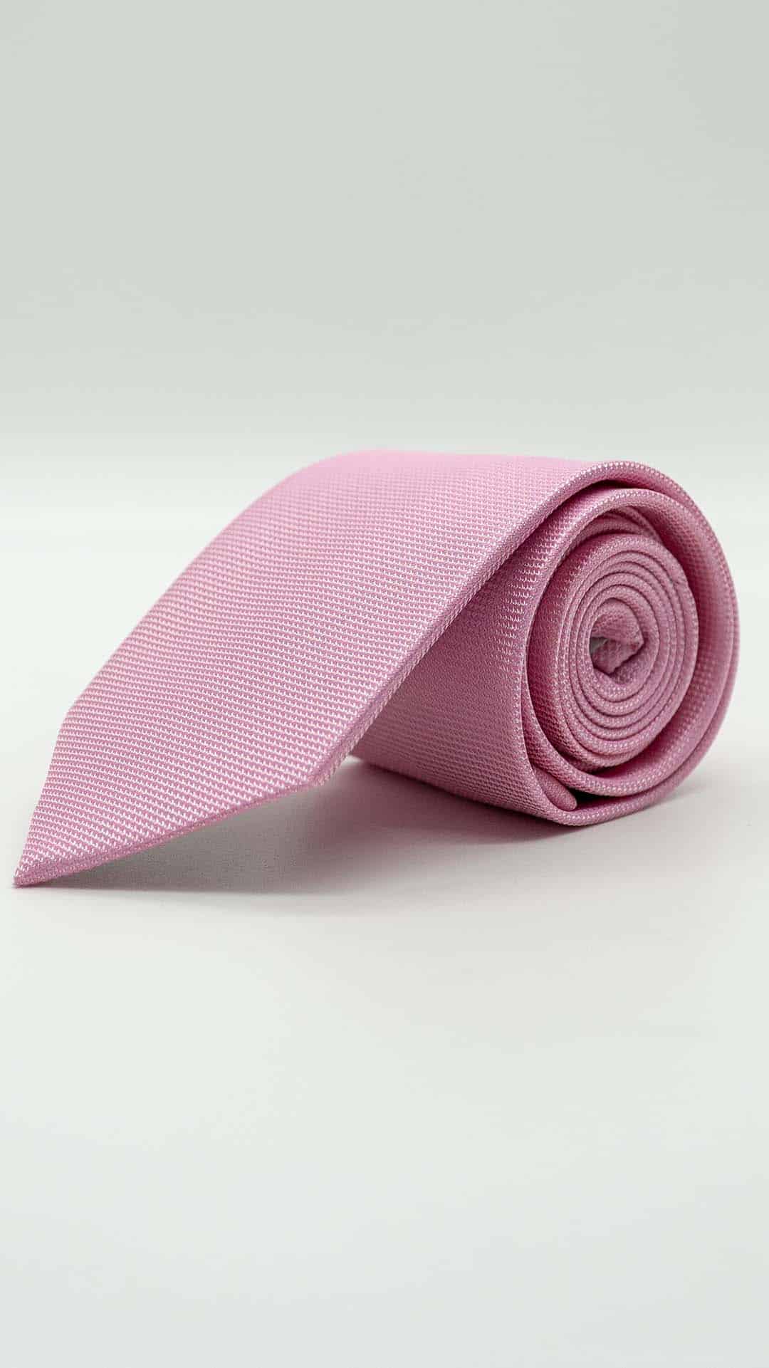Gravata Regular Básica Rosa