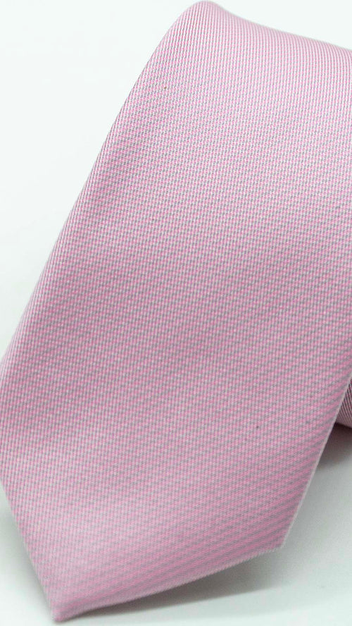 Gravata Skinny Rosa Básica