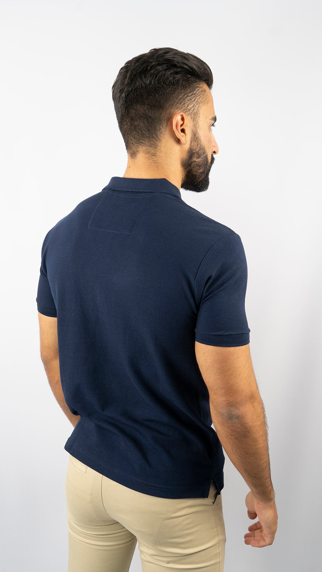 Pólo Básico Azul Escuro