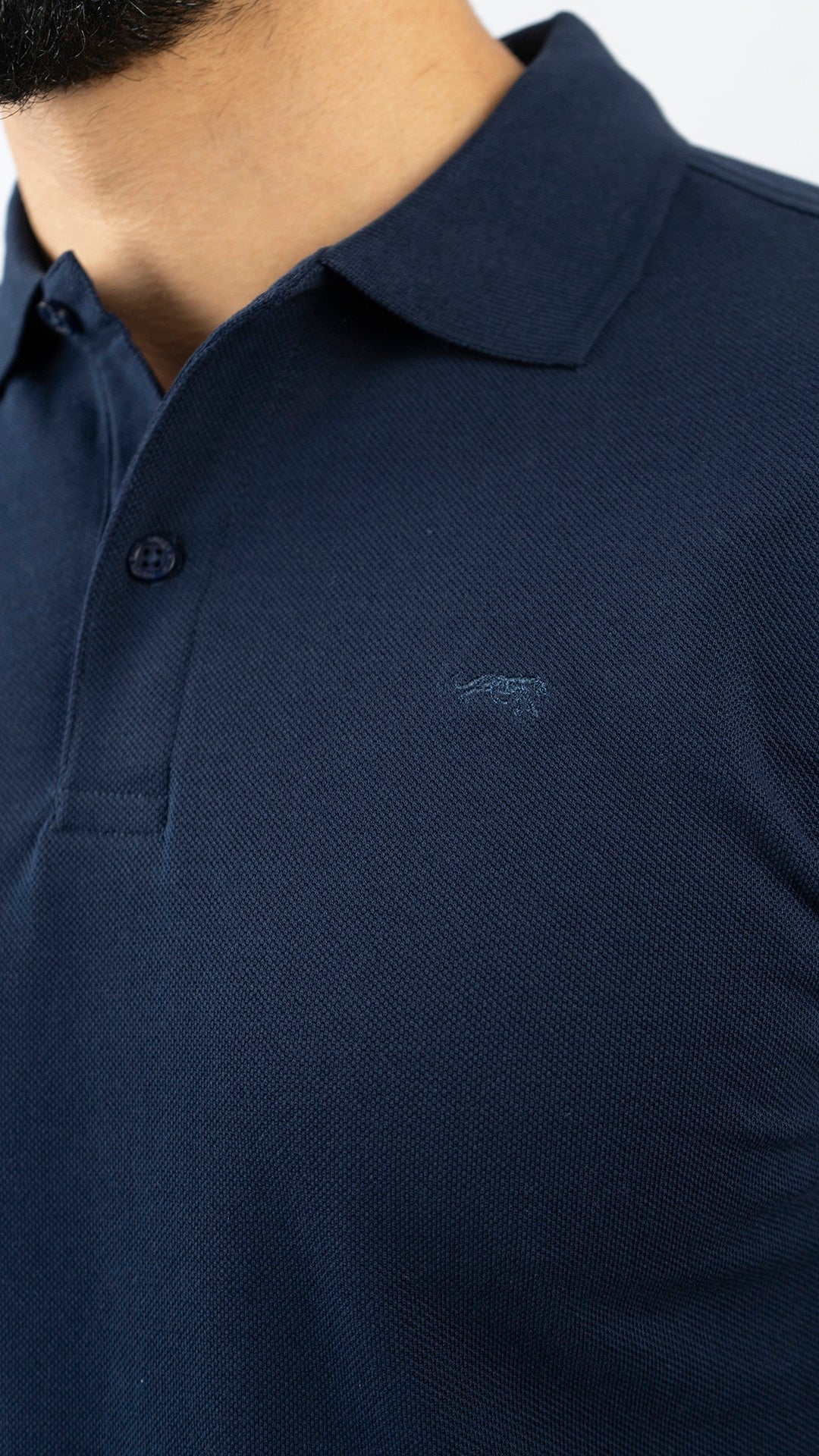 Pólo Básico Azul Escuro
