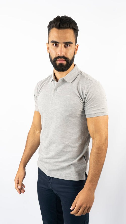 Polo Básico Cinzento