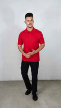 Polo Vermelho Liso