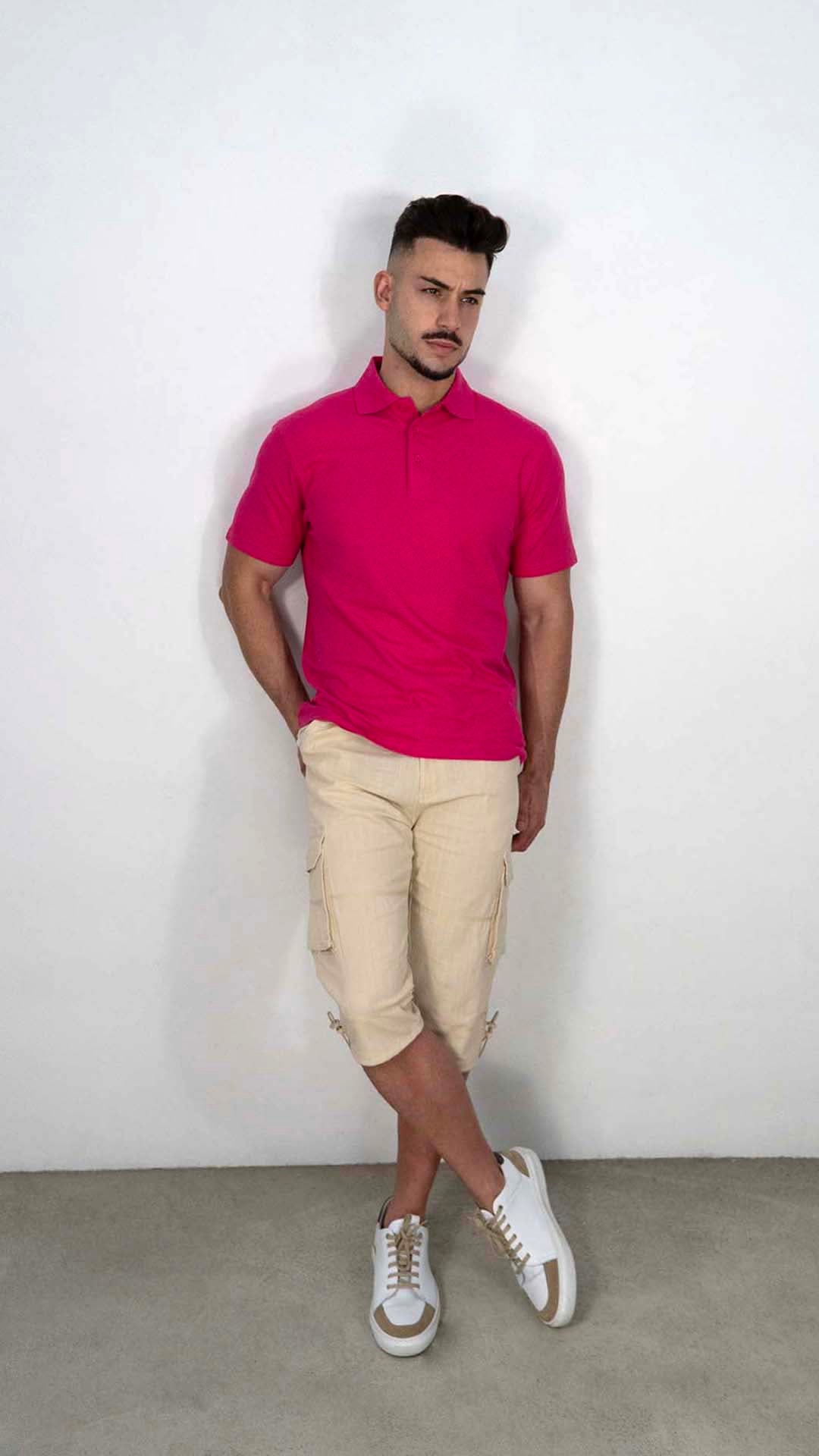 Polo Rosa Liso