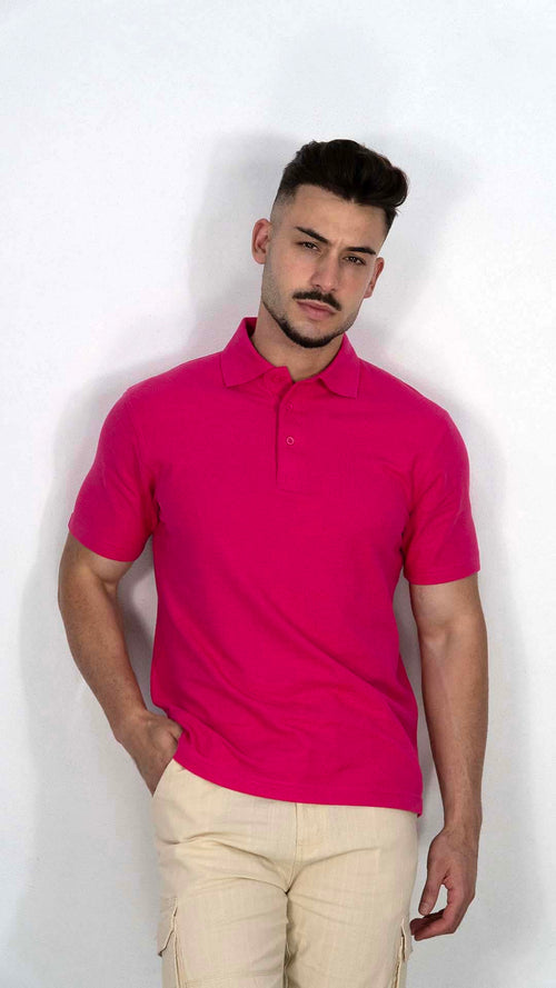 Polo Rosa Liso