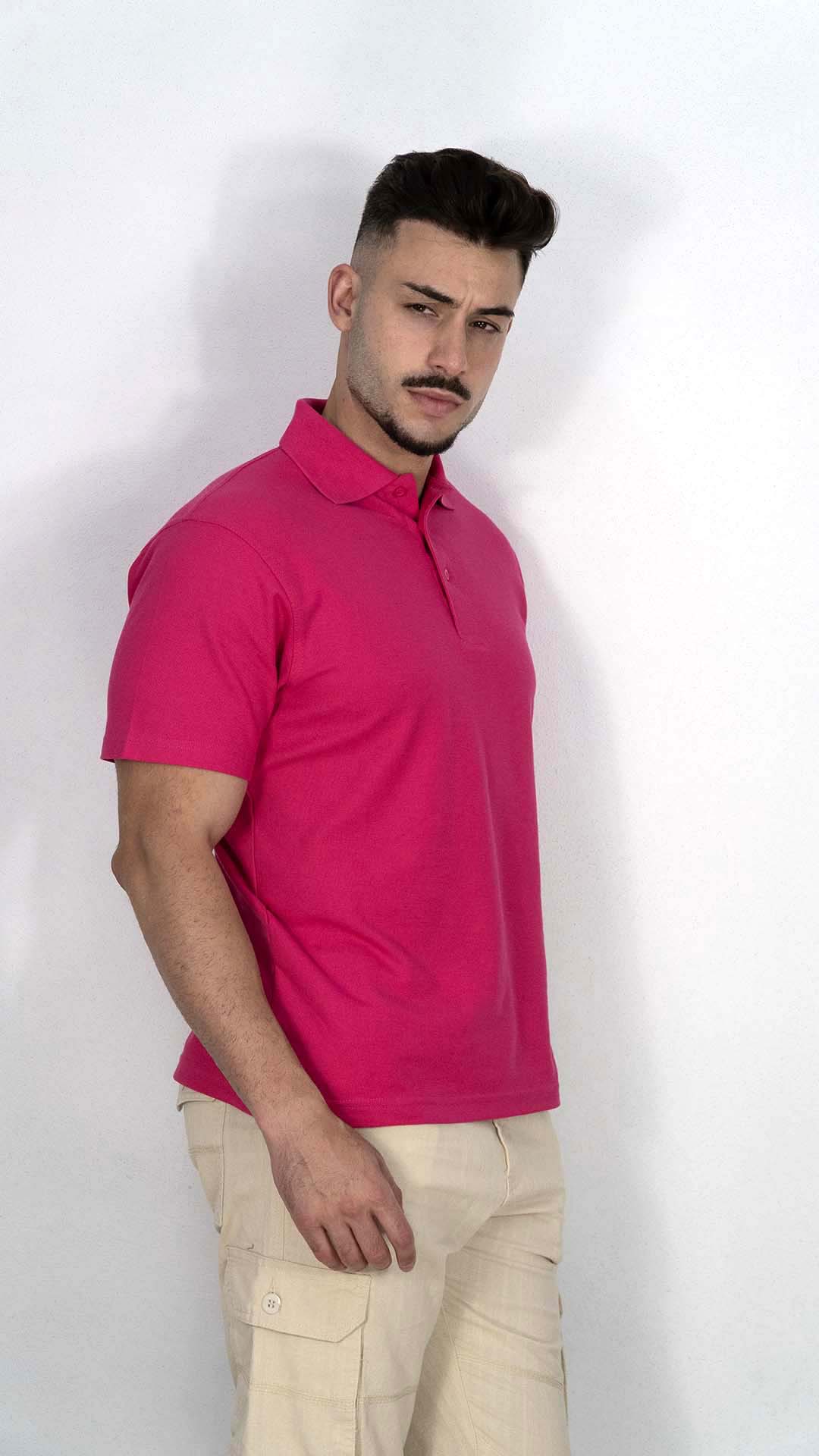 Polo Rosa Liso
