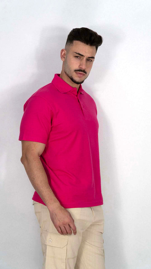 Polo Rosa Liso