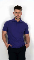 Polo Roxo Liso