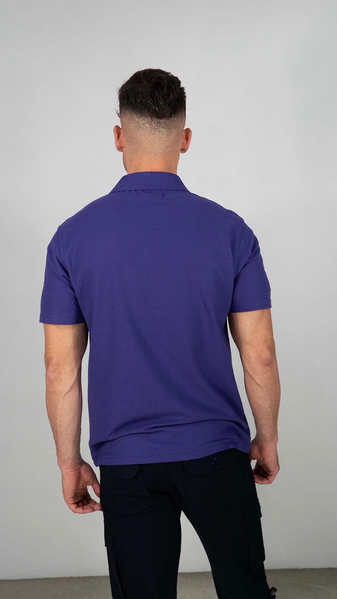 Polo Roxo Liso