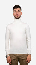 Camisola de Gola Alta Branca