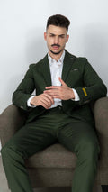Blazer com Lenço Olive
