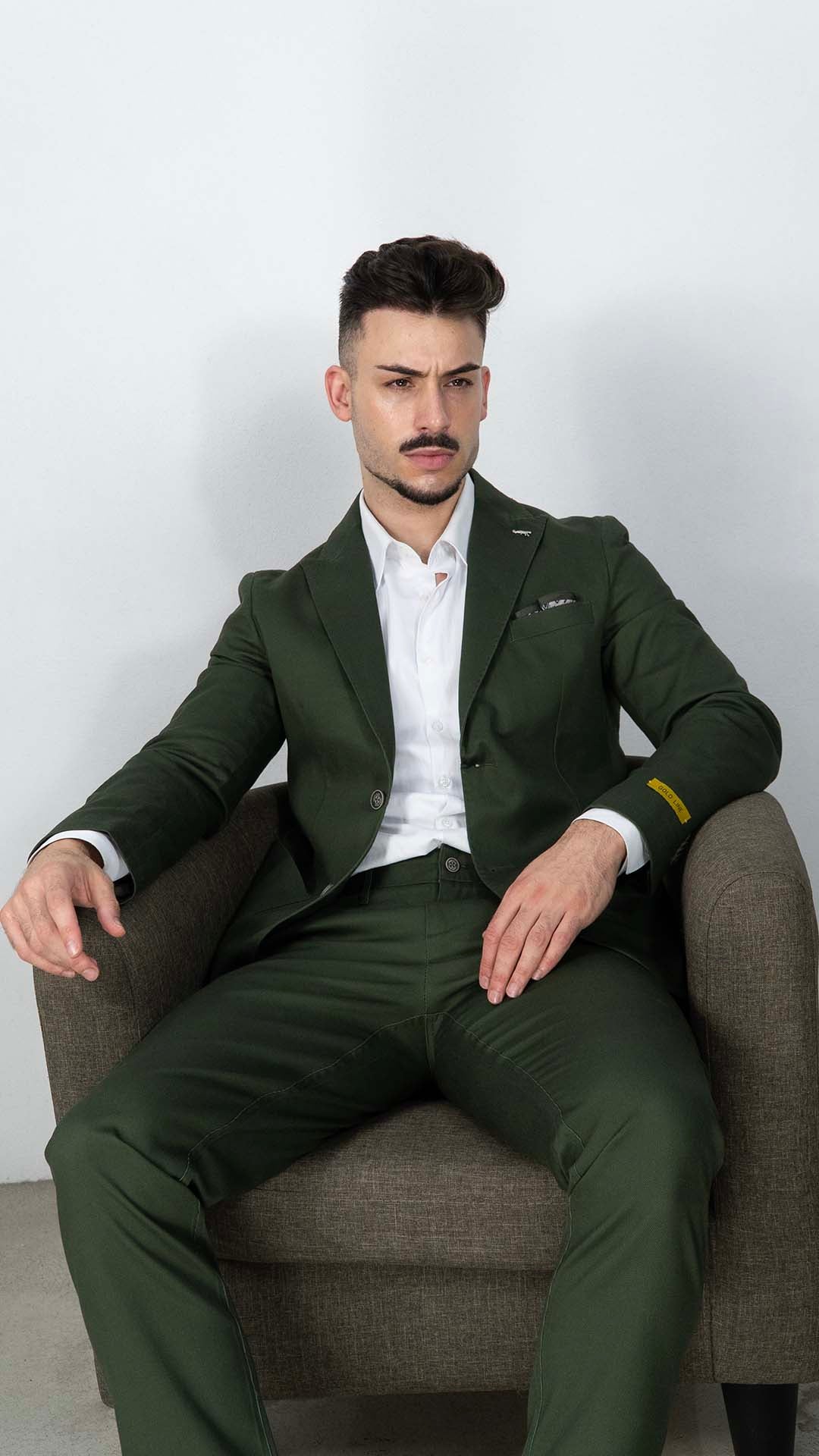Blazer com Lenço Olive