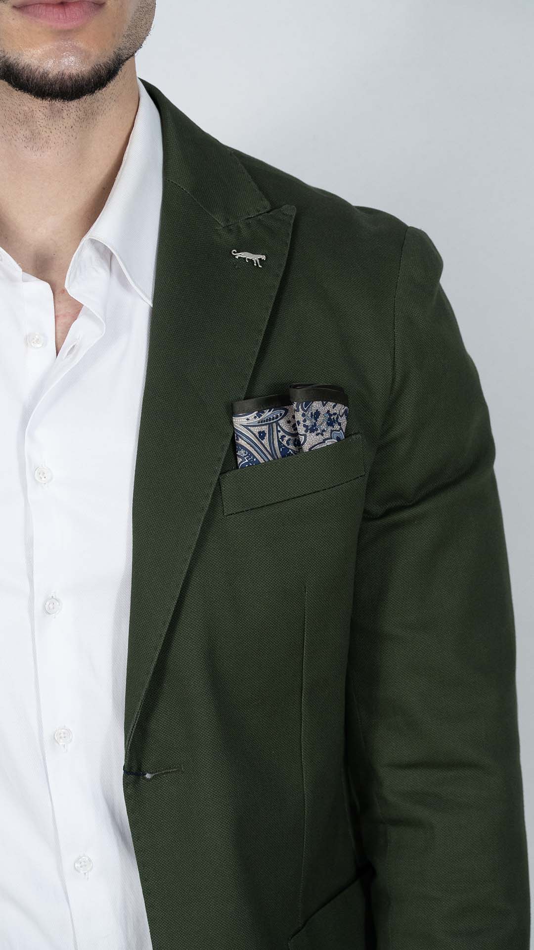 Blazer com Lenço Olive