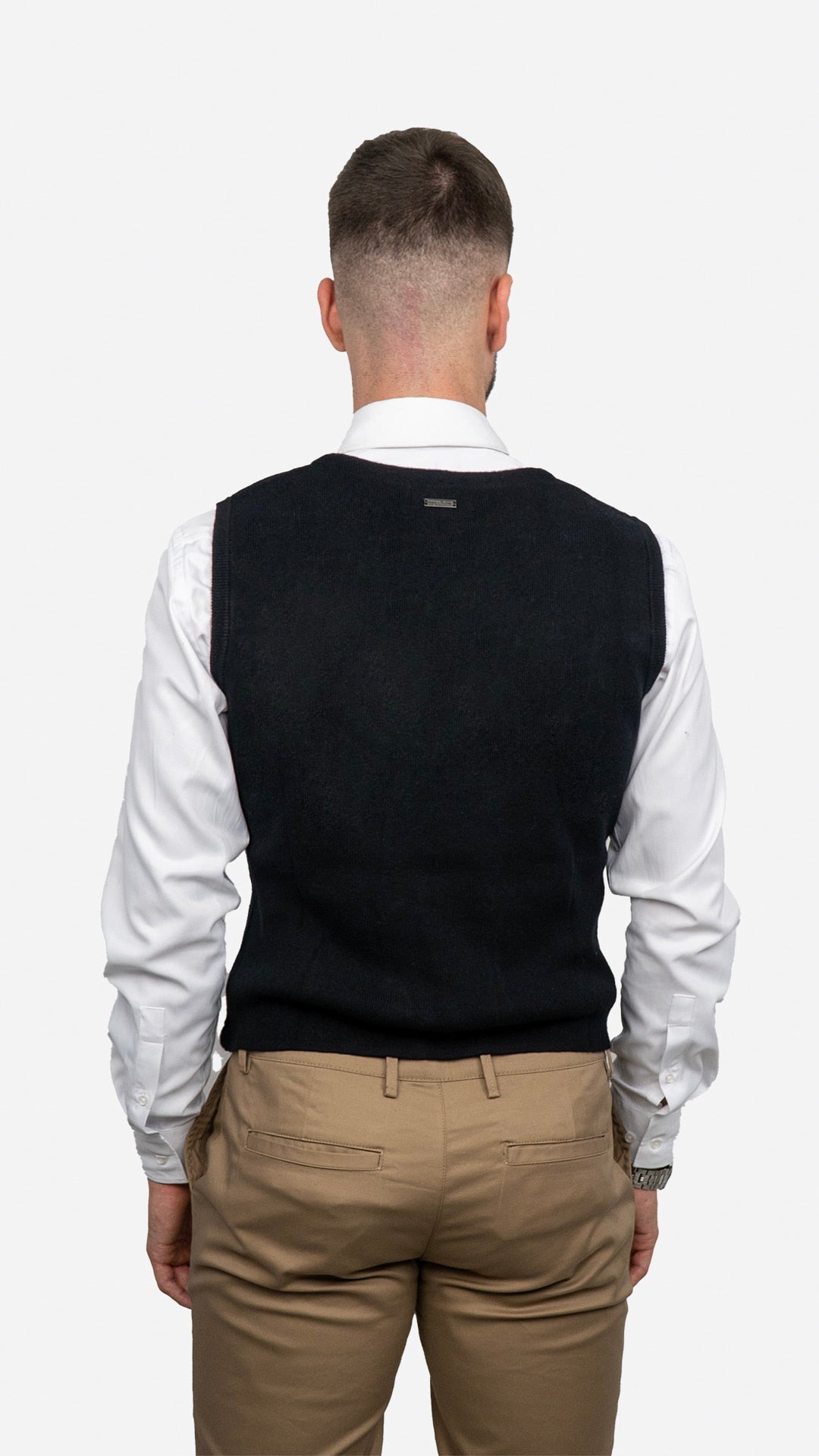Colete Preto de Malha Trespasse