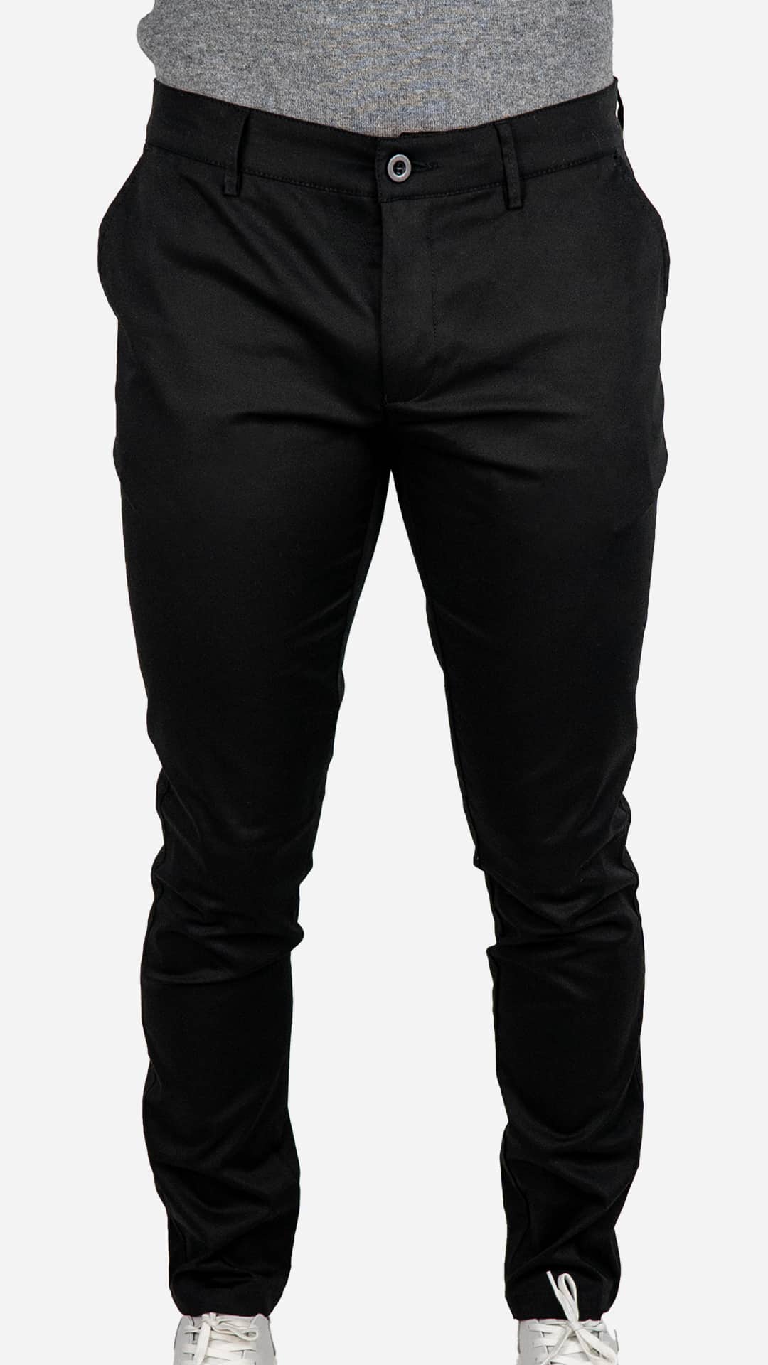 Calça de sarja preta