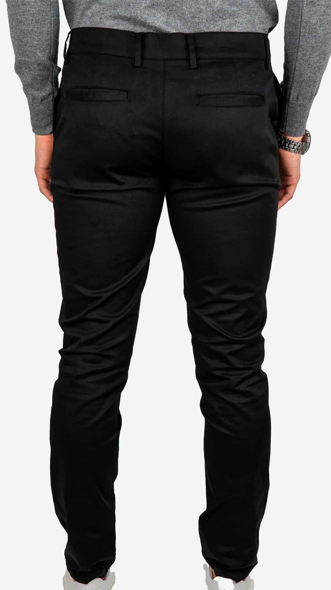 Calça de sarja preta